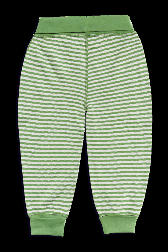 Leela Cotton 2299 | Baby Wendehose - Waldgrün-Beige-Melange Riesige Rabatte