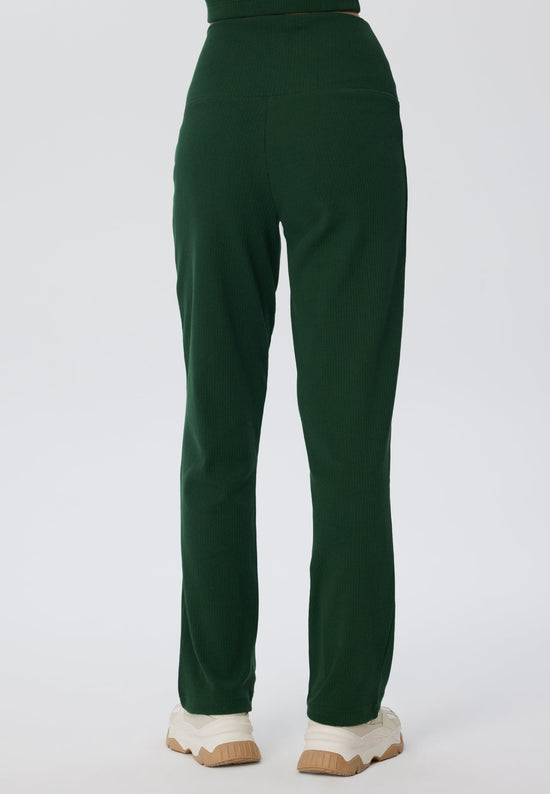 Leela Cotton 4071-067 | Ripp Hose - Tannennadel Begrenzt auf 3 Tage