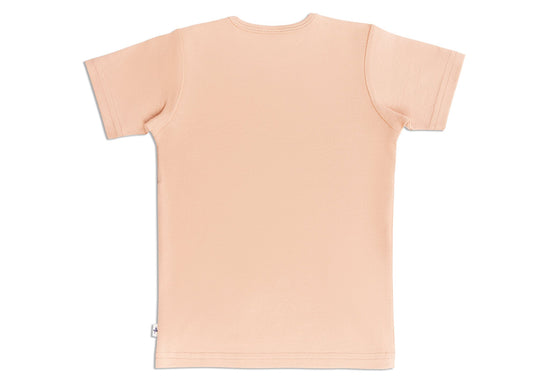 Leela Cotton 2010 CC | Basic Kurzarmshirt - Café Crema Fabrikpreis