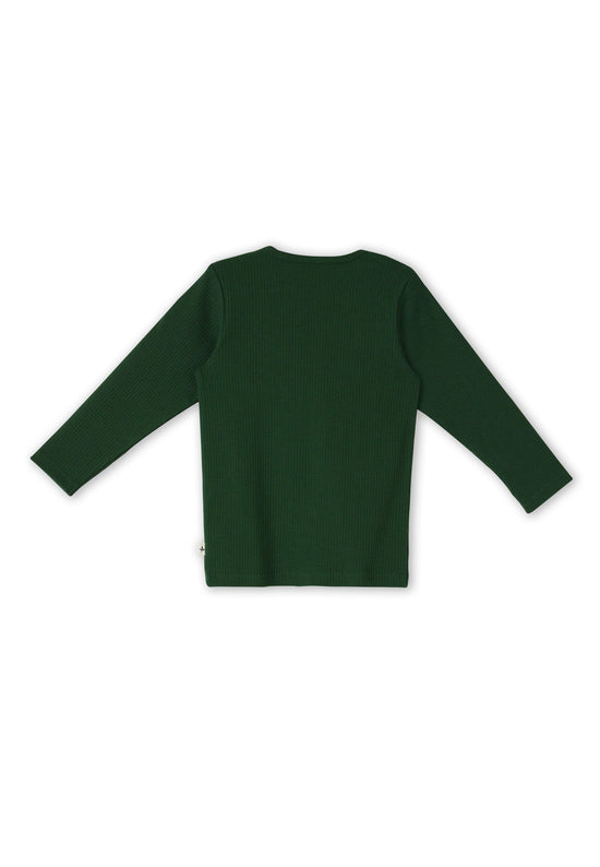 Leela Cotton 2068 TL | Ripp-Shirts - Tannennadel Begrenztes Angebot