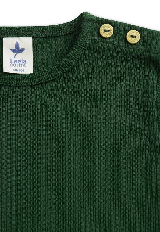Leela Cotton 2068 TL | Ripp-Shirts - Tannennadel Begrenztes Angebot