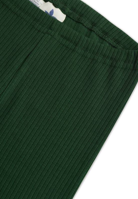 Leela Cotton 2052 TL | Ripp-Leggings - Tannennadel Exklusivangebot