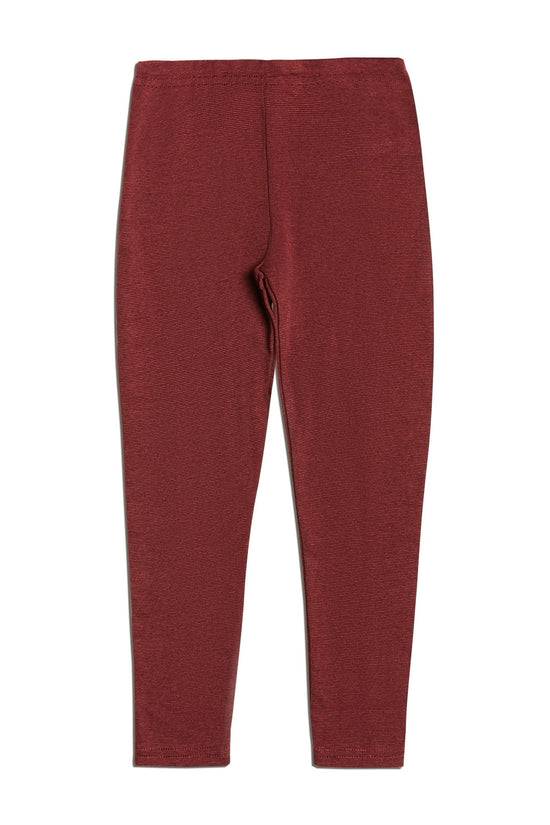 Leela Cotton 2051 KT | Baby Leggings - Kaffee/Rostrot Weihnachtsangebot