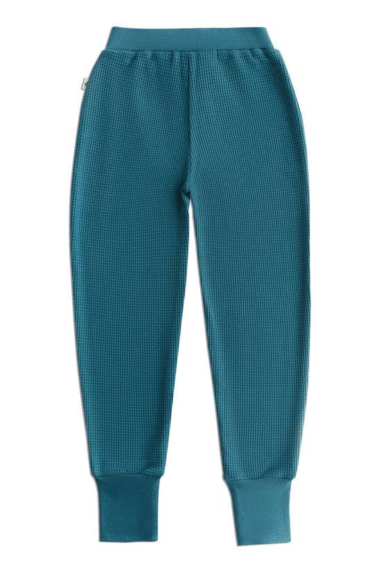 Leela Cotton 2879 TN | Waffel Strick Kinderhose - Tanne Heißer Verkauf