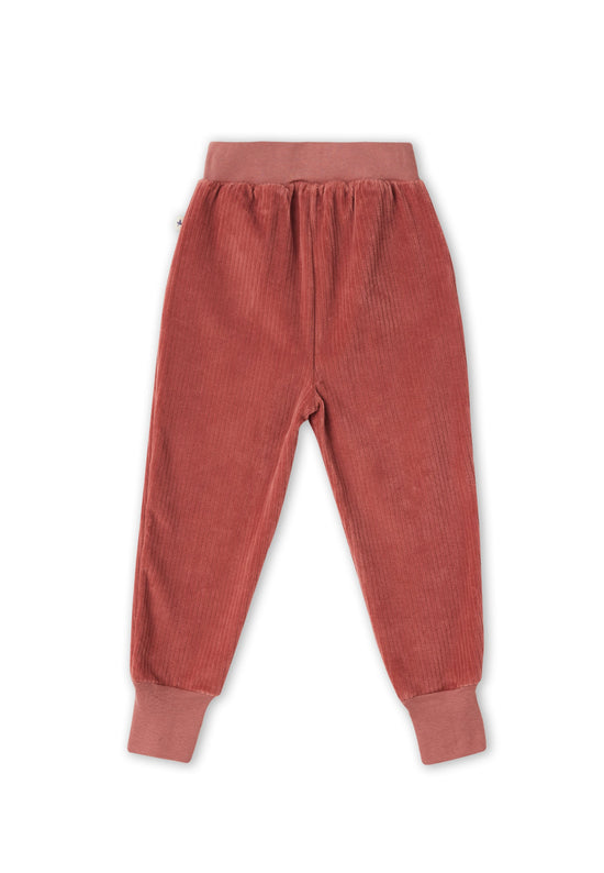 Leela Cotton 2172 WR | Kinder Cordhose schmaler Bund - Dunkel Mauve Große Rabatte