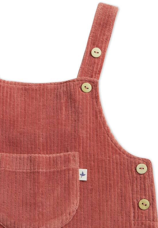 Leela Cotton 2444 WR | Latzhose - Dunkel Mauve Räumungsverkauf