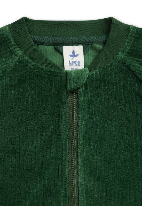 Leela Cotton 2696 TL | Cord Baseballjacke - Tannennadel Sonderangebote
