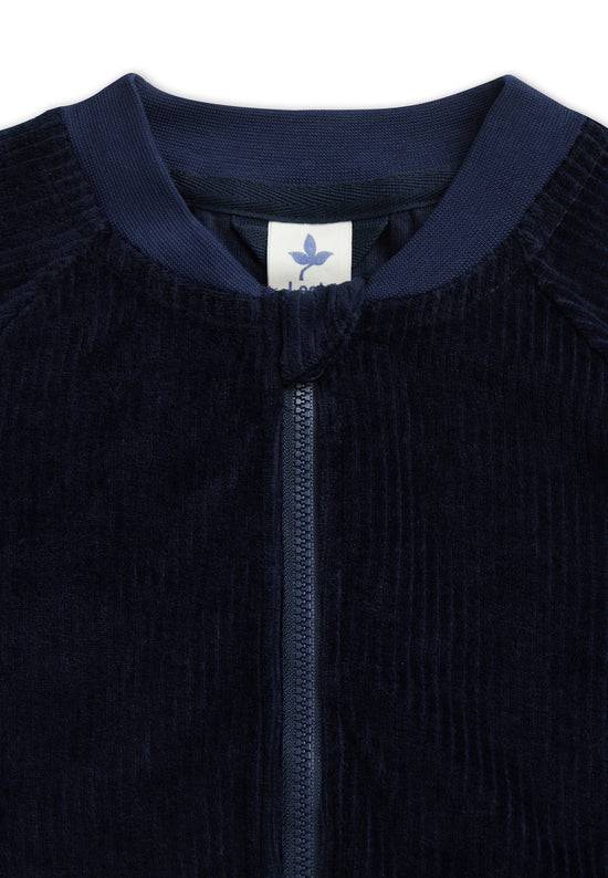 Leela Cotton 2696 AB | Cord Baseballjacke- Nachtblau Tiefpreis