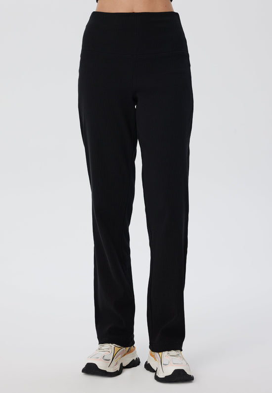 Leela Cotton 4071-021 | Ripp Hose - Schwarz Wochenangebot