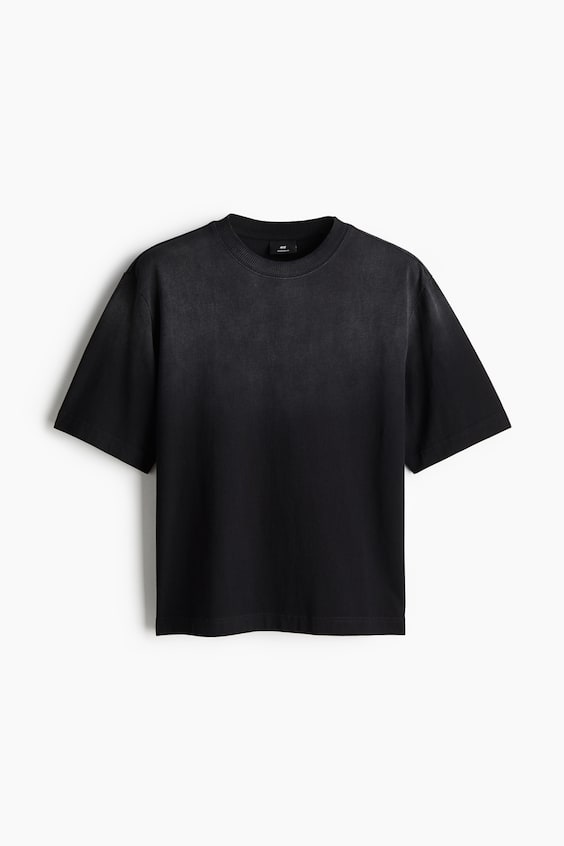 HM Bedrucktes T-Shirt in Oversized Fit Verkauf