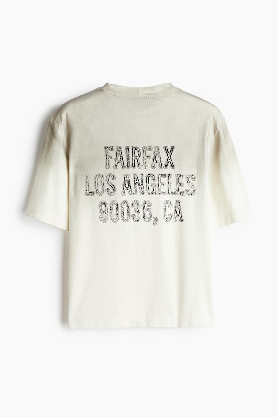 HM Bedrucktes T-Shirt in Oversized Fit Angebote