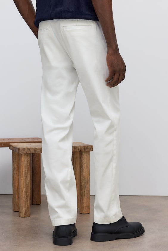 HM Baumwollchino in Regular Fit Kostenloser Versand