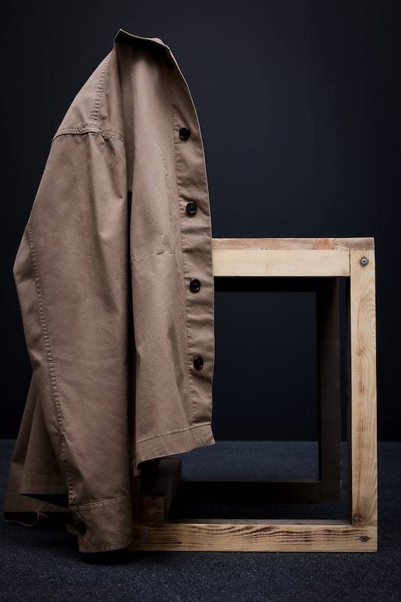 HM Overshirt aus Twill in Regular Fit Großer Ausverkauf