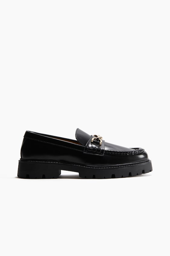 HM Chunky Loafer aus Leder Saisonschlussverkauf