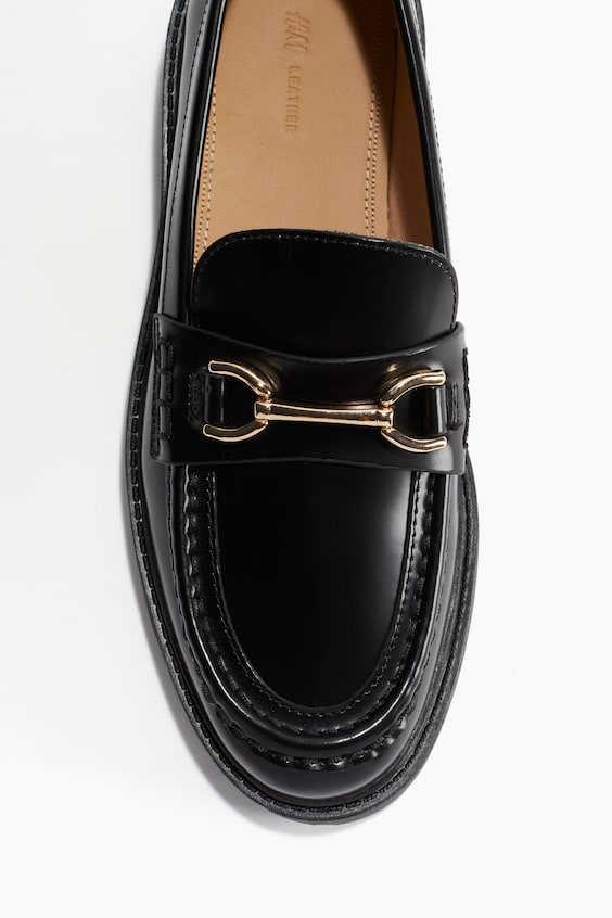 HM Chunky Loafer aus Leder Saisonschlussverkauf