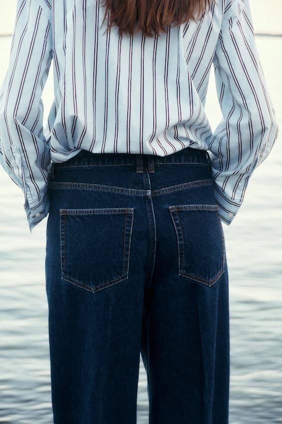 HM Schmal zulaufende Jeans Bügelfalten Weihnachtsangebot