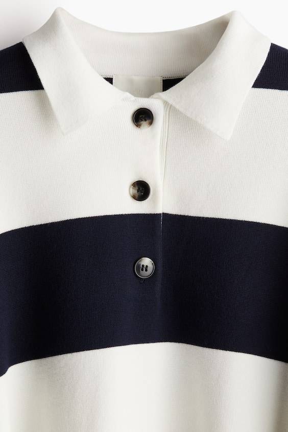 HM Polo-Pullover aus Feinstrick Muttertagsangebot