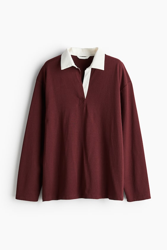 HM Poloshirt in Loose Fit Lagerräumung