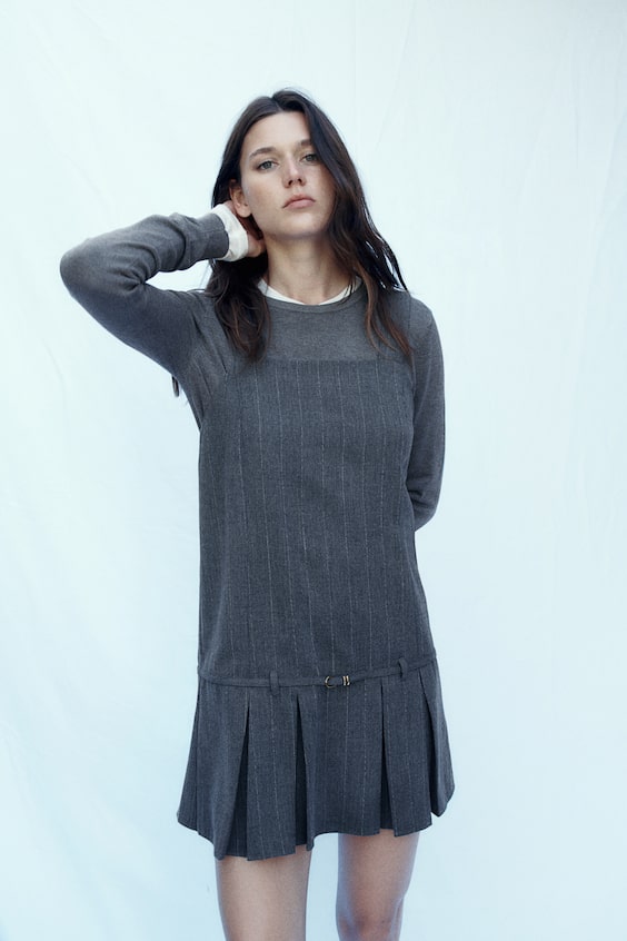 HM Trägerkleid mit Faltenrock Online Outlet