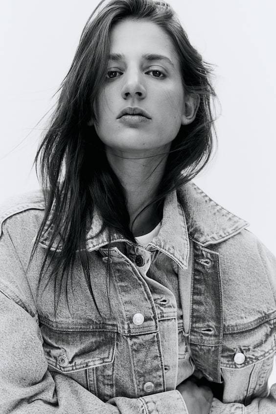 HM Oversized denim jacket Exklusive Angebote