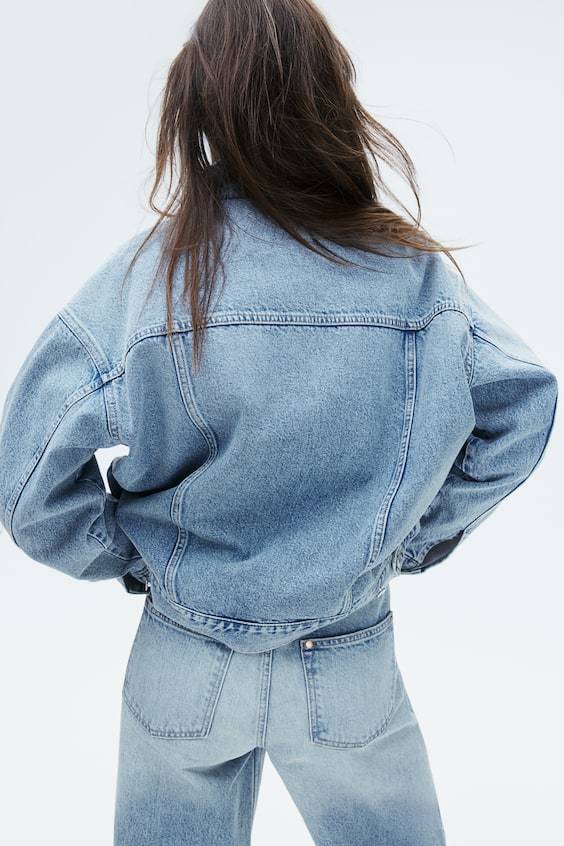 HM Oversized denim jacket Exklusive Angebote