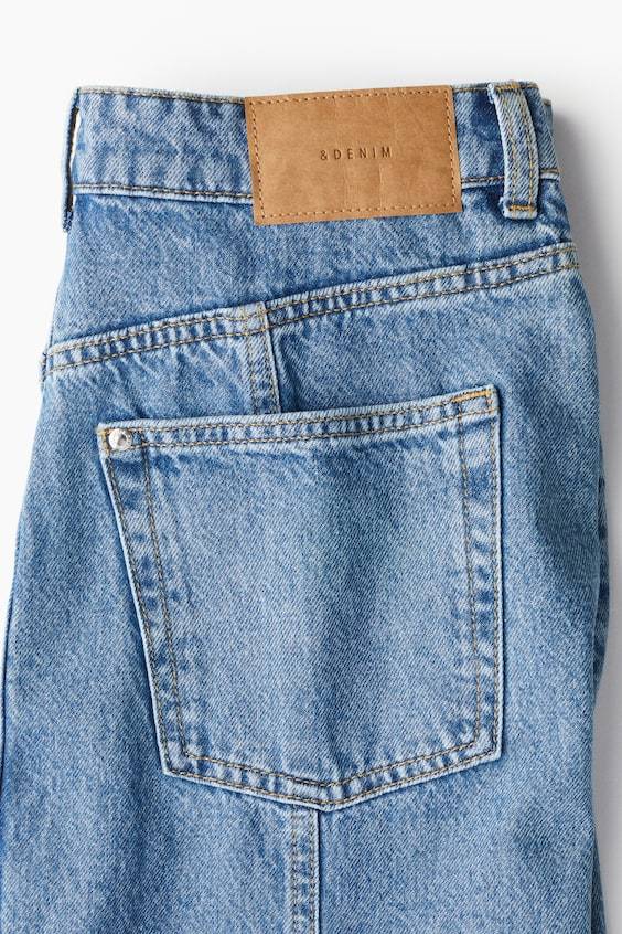 HM Ausgestellter Denimrock Saisonale Angebote