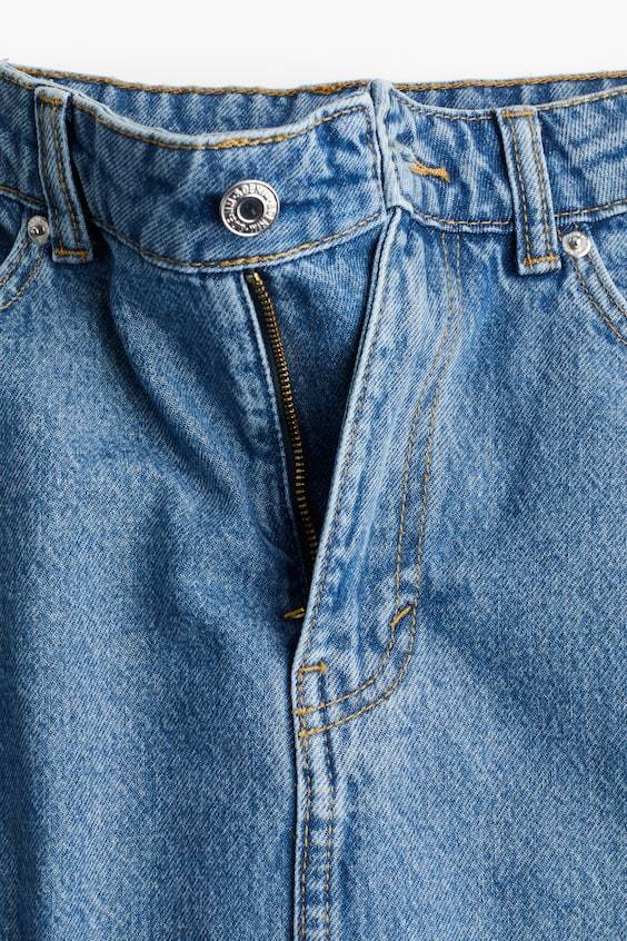 HM Ausgestellter Denimrock Saisonale Angebote