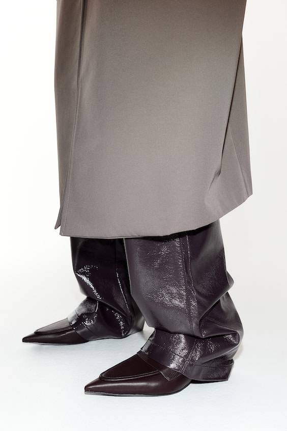 HM Straight coated trousers Kauf eins, bekomm eins gratis