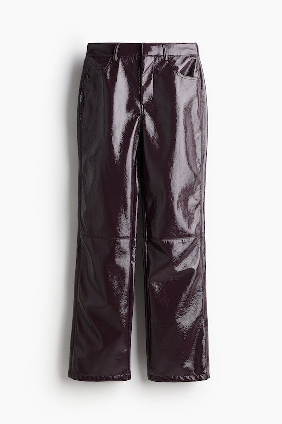 HM Straight coated trousers Kauf eins, bekomm eins gratis