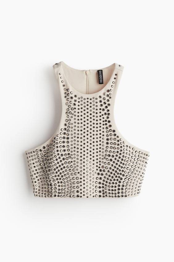 HM Studded crop top Sonderangebote