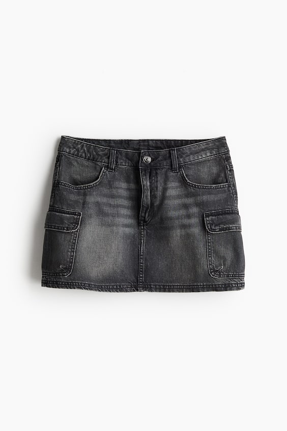 HM Cargo-Minirock aus Denim Tiefpreis