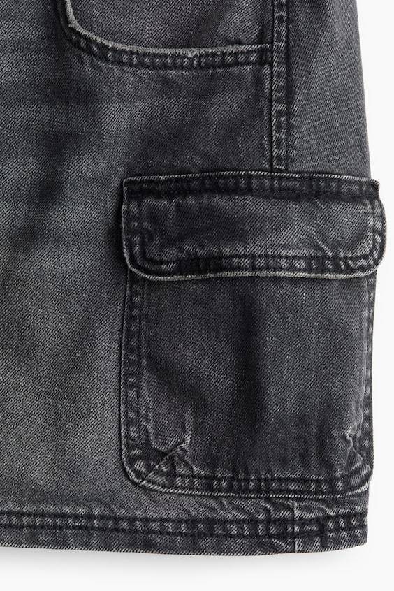 HM Cargo-Minirock aus Denim Tiefpreis