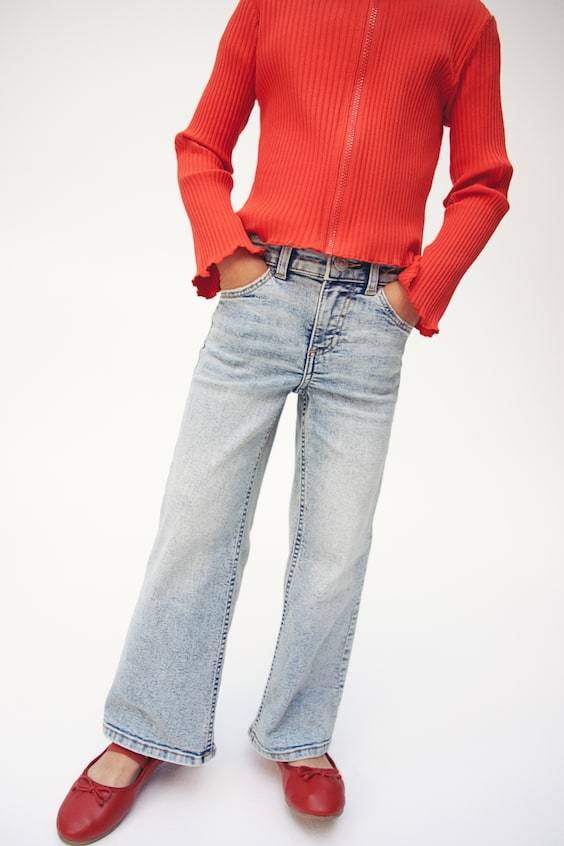 HM Superstretch Wide Leg Jeans Günstig kaufen