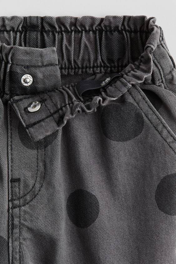 HM Patterned Wide Leg Jeans Großer Ausverkauf