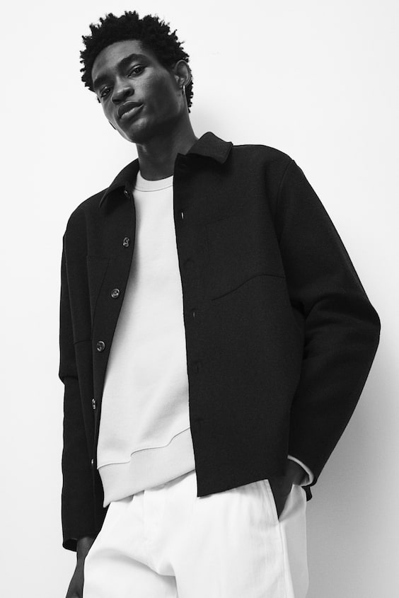 HM Overshirt aus Wollmix Regular Fit Heißer Verkauf