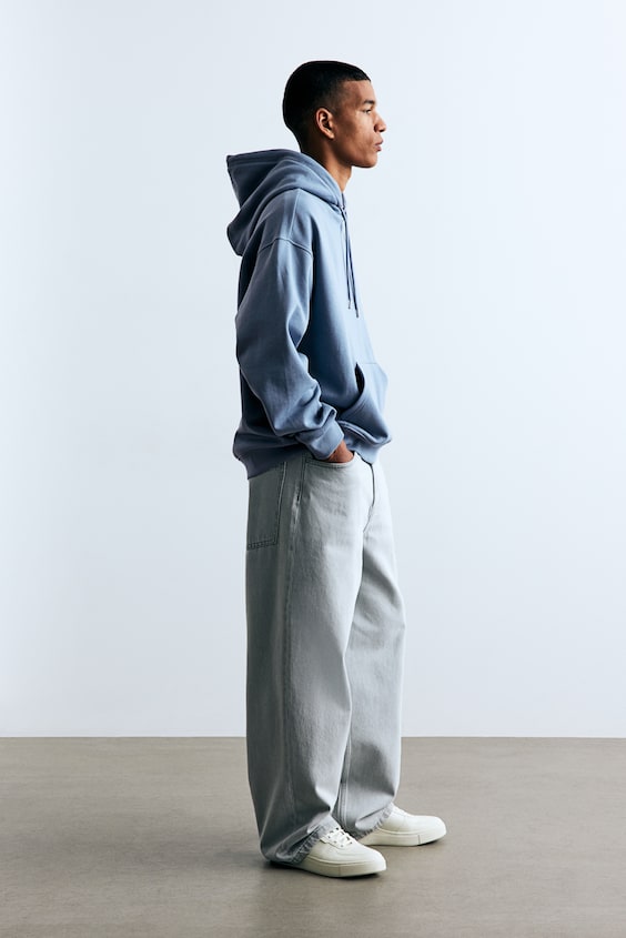 HM Hoodie in Loose Fit Tiefpreis
