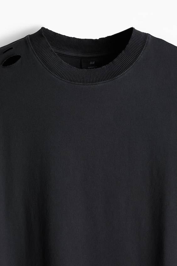 HM Oversized T-Shirt im Worn-Look Nur für heute