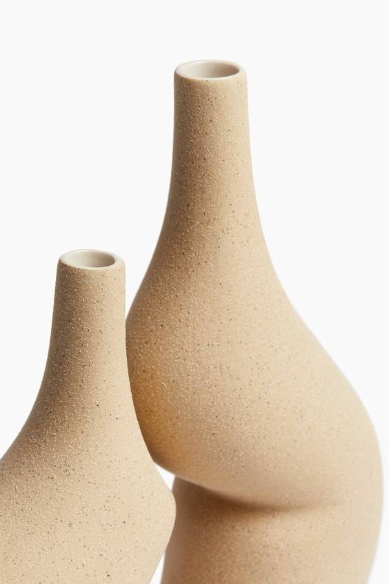 HM Große Vase aus Steingut Günstiger Verkauf
