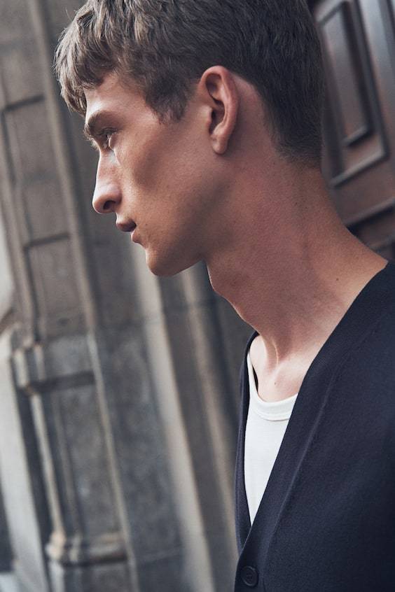 HM Feinstrick-Cardigan in Regular Fit Black Friday