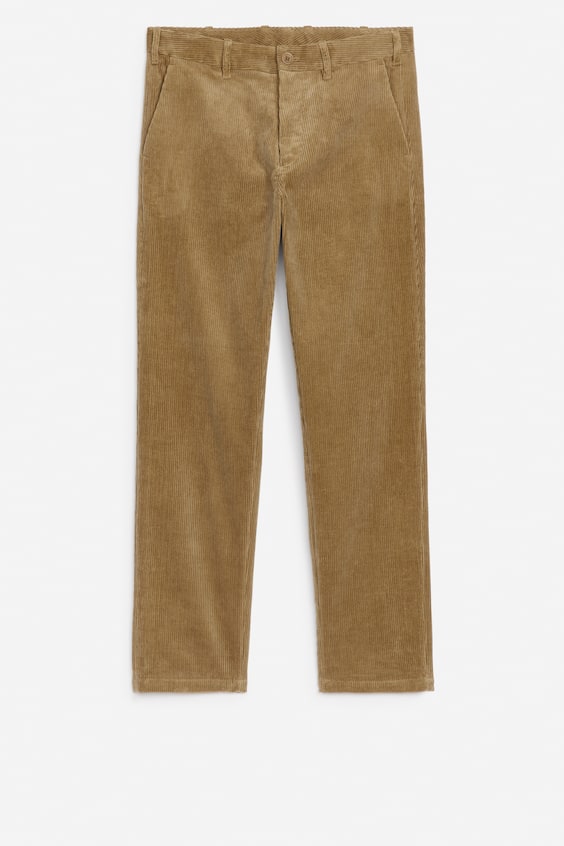 HM Gerade geschnittene Chinohose aus Cord Vatertagsangebot