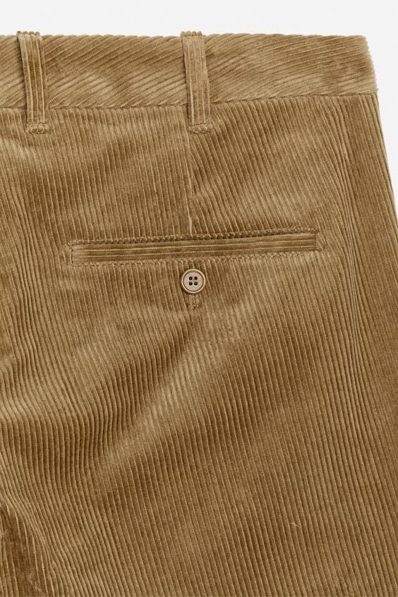 HM Gerade geschnittene Chinohose aus Cord Vatertagsangebot