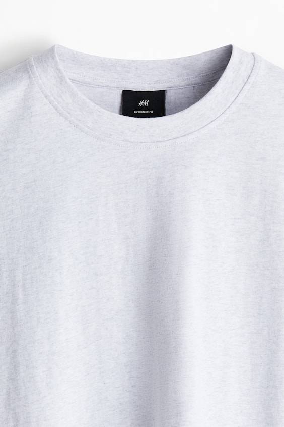 HM Baumwoll-T-Shirt in Oversize-Passform Valentinstagsangebot