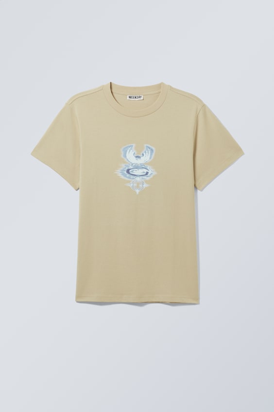 HM Kastiges T-Shirt mit Grafikprint Jubiläumsangebot