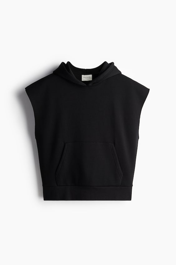 HM Ärmelloser Sport-Hoodie in Loose Fit Exklusive Angebote