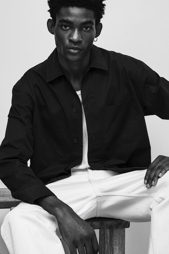 HM Overshirt aus Twill in Regular Fit Bestseller