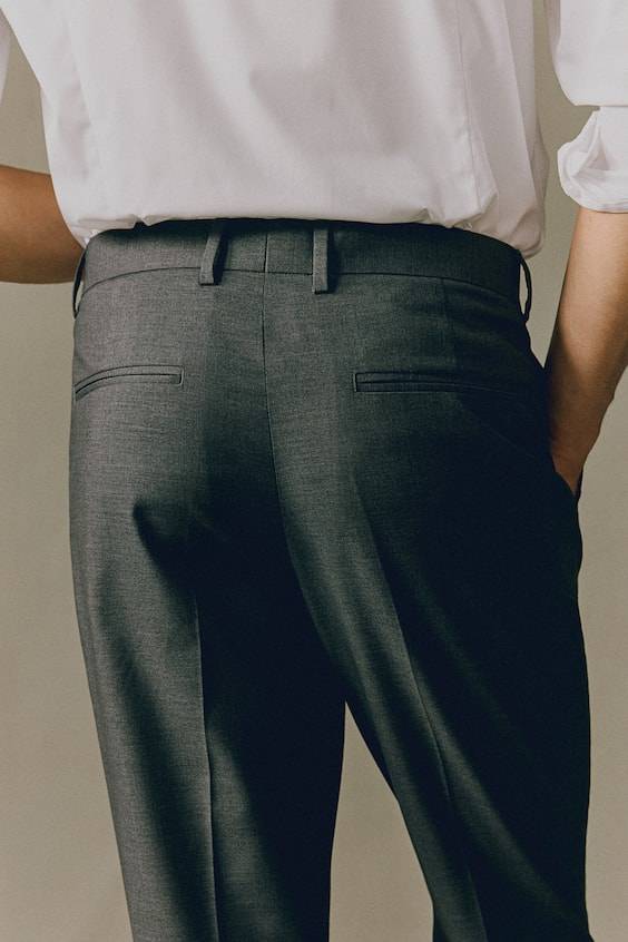 HM Anzughose in Slim Fit Kostenlose Rückgabe