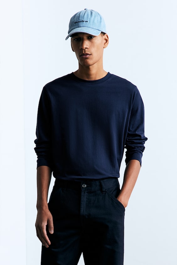 HM Jerseyshirt in Regular Fit Neueste Stile