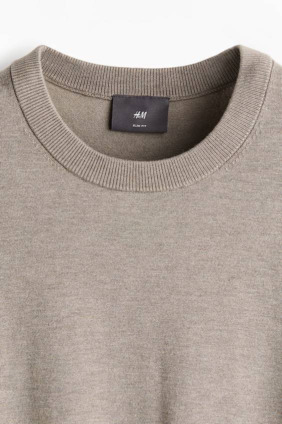 HM Feinstrickpullover Slim Fit Discount Store für neue Produkte