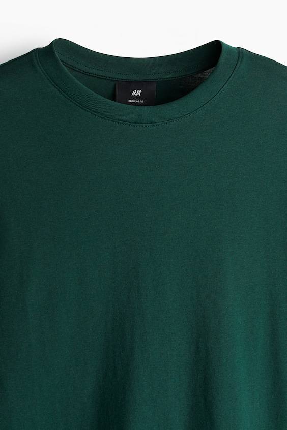 HM Jerseyshirt in Regular Fit Nur noch ein Tag übrig