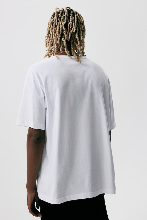 HM Bedrucktes T-Shirt in Loose Fit 50% Rabatt mit kostenlosem Versand